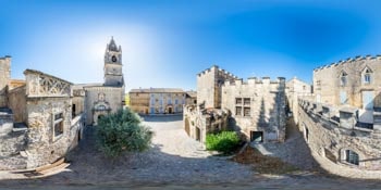 Le village d'Aiguèze en 360°