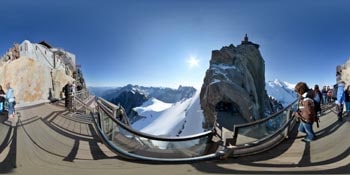 L'aiguille du midi en 360°