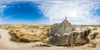 Le désert des Bardenas en 360°