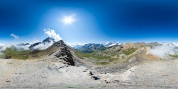 Le col du Galibier en 360°