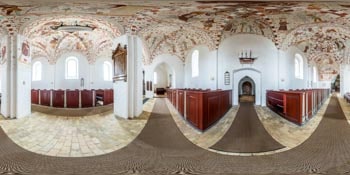 L'église de Fanefjord en 360°