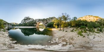 Les gorges de l'Ardèche en 360°