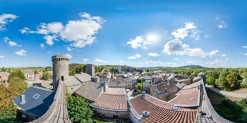 Le village de la Couvertoirade en 360°