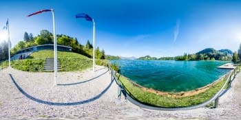 Le lac de Bled en 360°