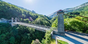 Pont de l'Abîme et le mont Semnoz en 360°