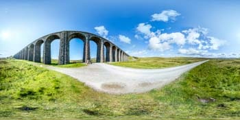 Le viaduc de Ribblehead en 360°