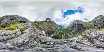 La route du Trollstigen en 360°